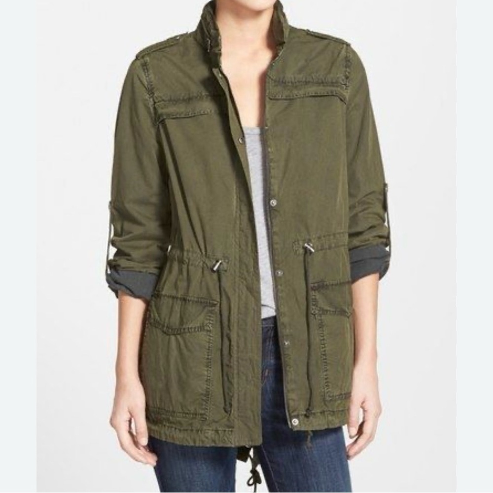 Levi’s Lightweight Cotton Hooded Utility Jacket, Small